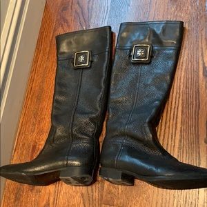 Tory Burch leather boots